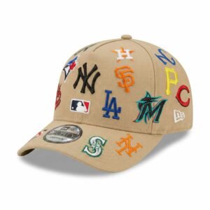 GORRA ALL OVER MLB BEIGE