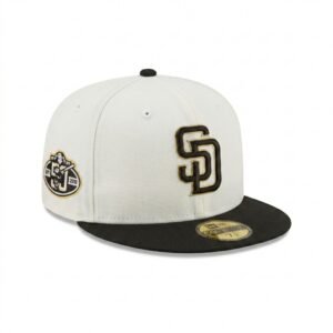 GORRA SD BEIGE CON NEGRO 50 YEARS