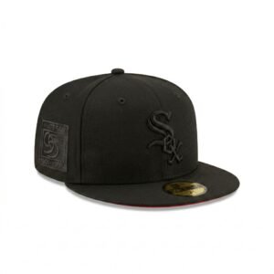 GORRA SOX BLACK IN BLACK CON ROJO 95TH ANNIVERSARY