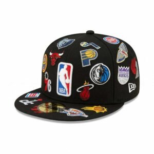 GORRA NBA ALL OVER NEGRO