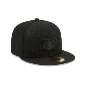 GORRA MLB BLACK IN BLACK ALL OVER