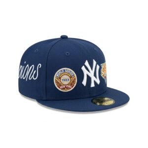 GORRA NY AZUL MARINO WORD SERIES CHAMPIONS 2009
