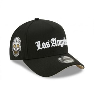 GORRA LOS ÁNGELES NEGRO CON CALAVERA