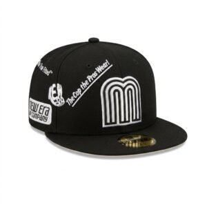 GORRA MÉXICO NEGRO CON BLANCO NEW ERA FLAG