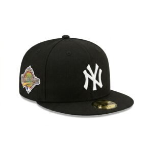 GORRA NY NEGRO CON VERDE  WORLD SERIES 1996