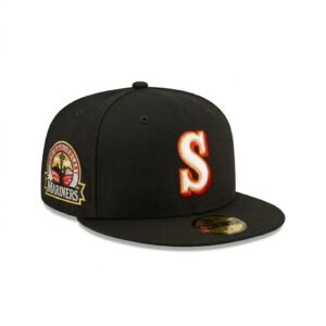 GORRA SEATTLE NEGRO CON ROJO 30TH ANNIVERSARY