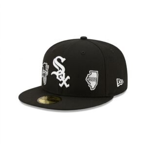GORRA SOX NEGRO UNDER-VISOR CHICAGO