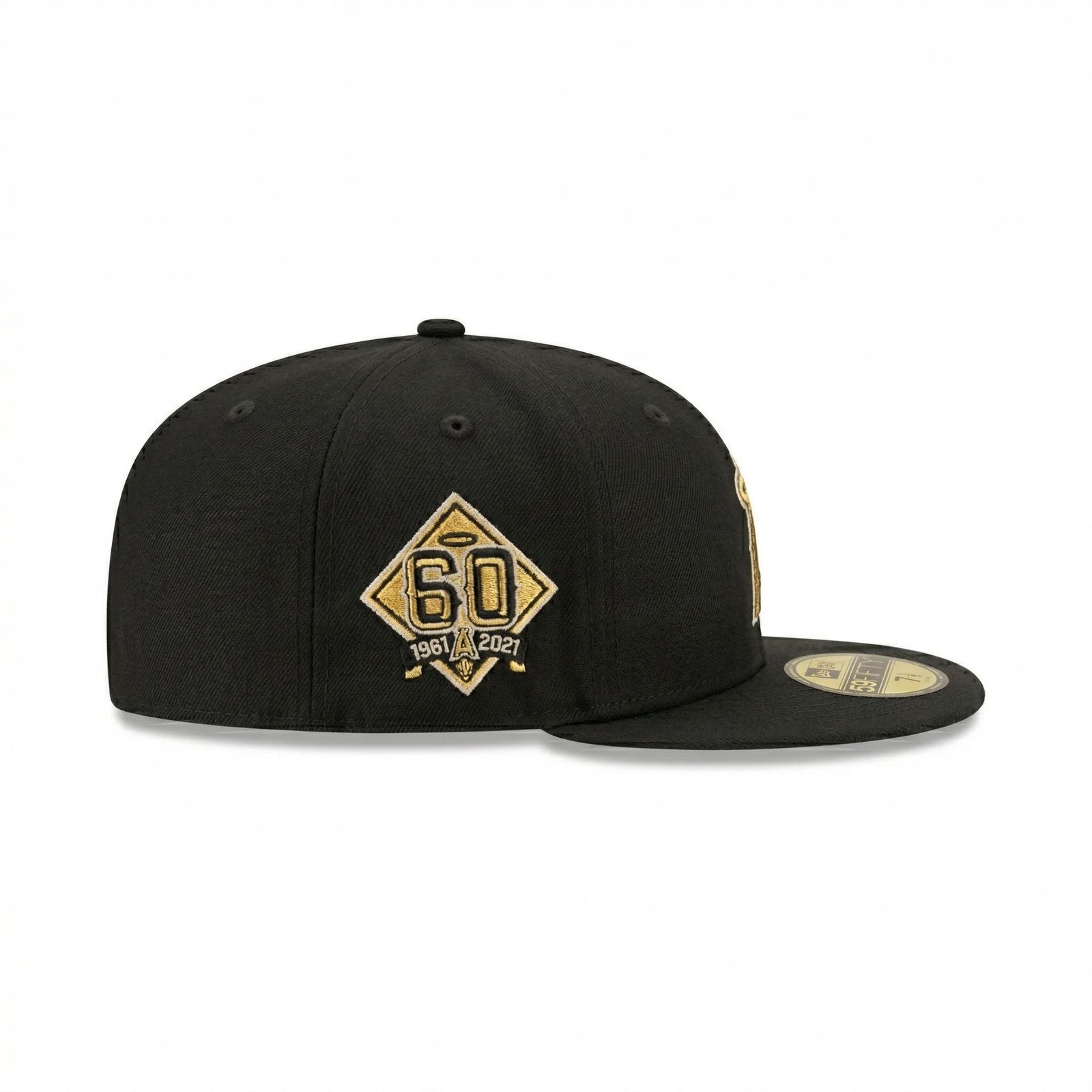 GORRA ANGELS BLACK IN BLACK CON DORADO 60TH ANNIVERSARY - Image 2