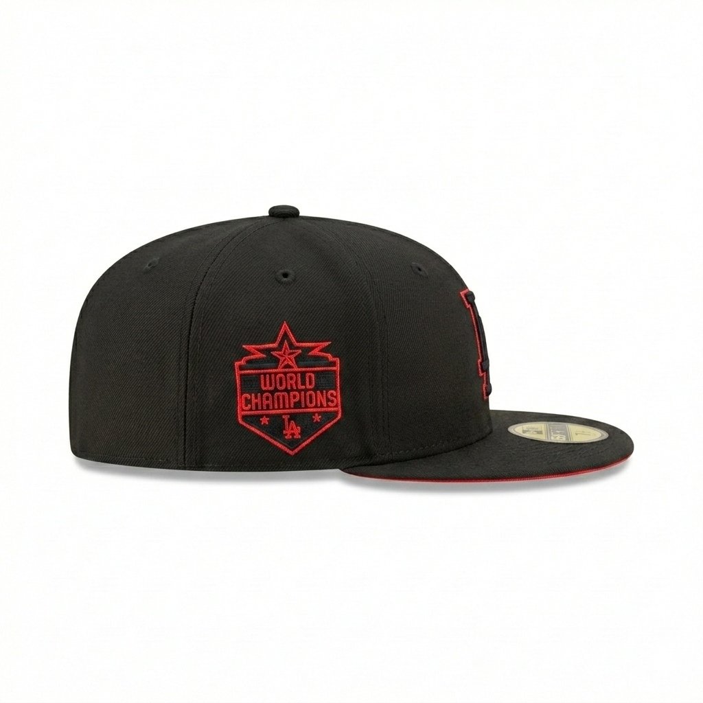 GORRA LA BLACK IN BLACK CON ROJO WORLD CHAMPIONS 2020 - Image 2