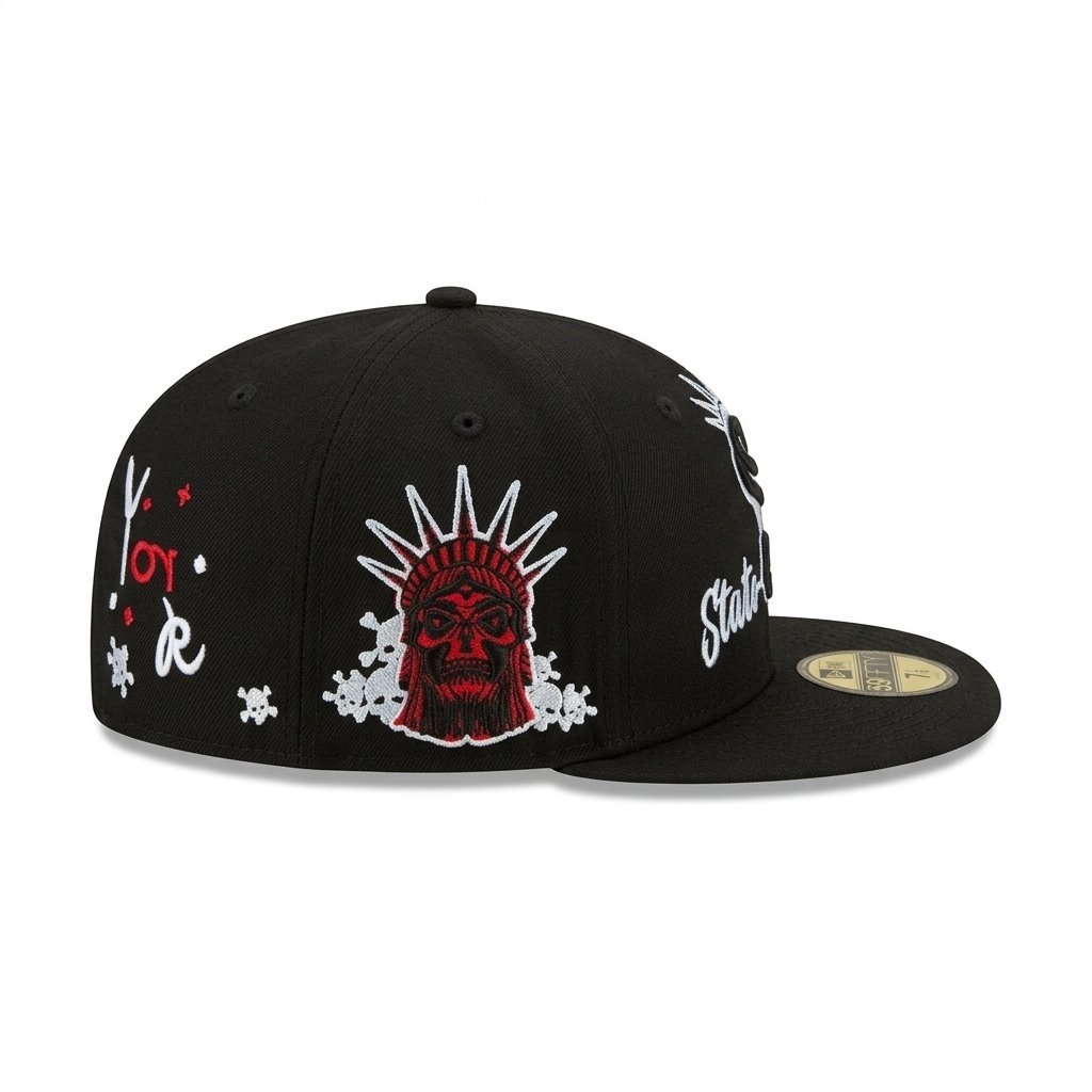 GORRA SOX NEGRO CON ROJO EMPIRE STATE - Image 2