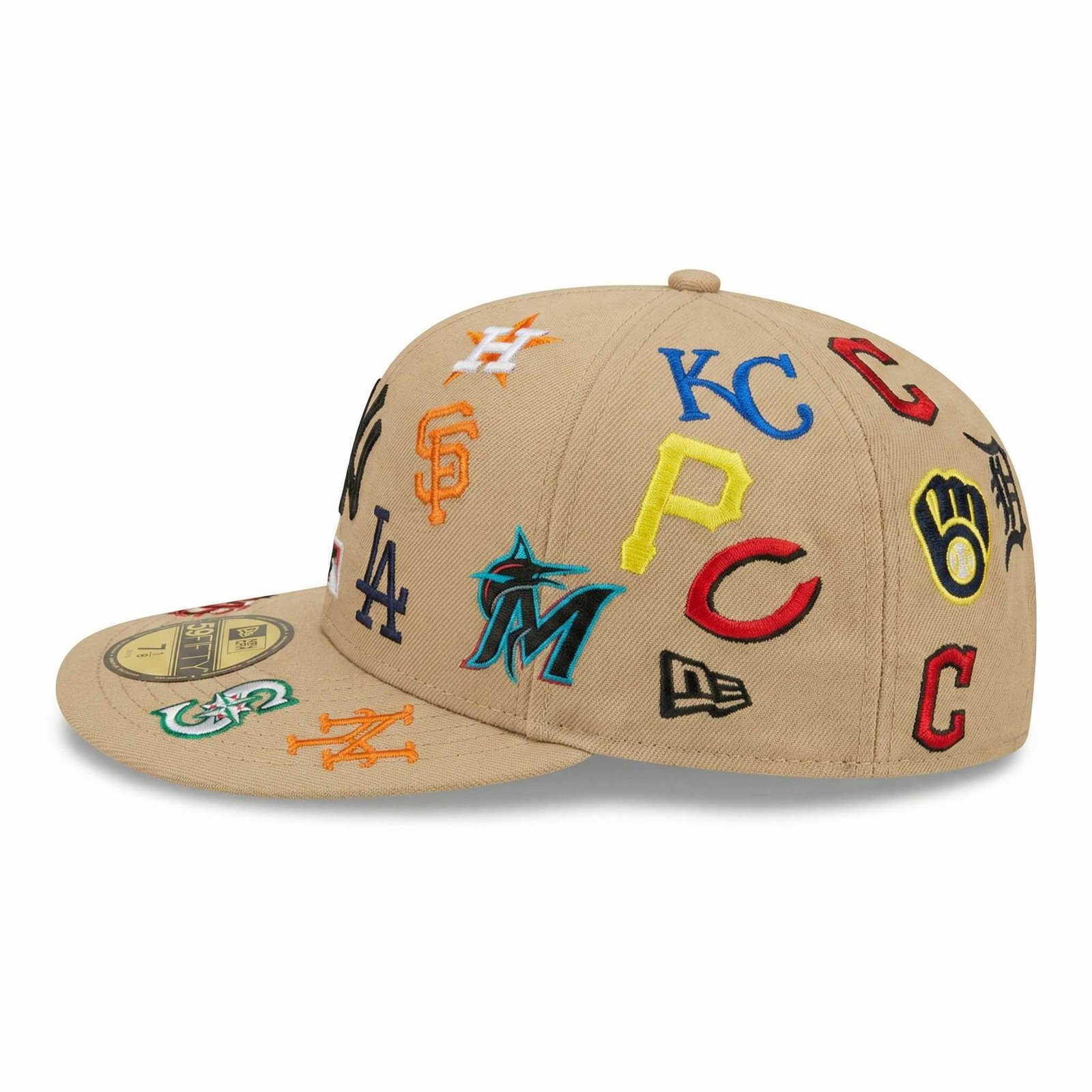 GORRA ALL OVER MLB BEIGE - Image 2