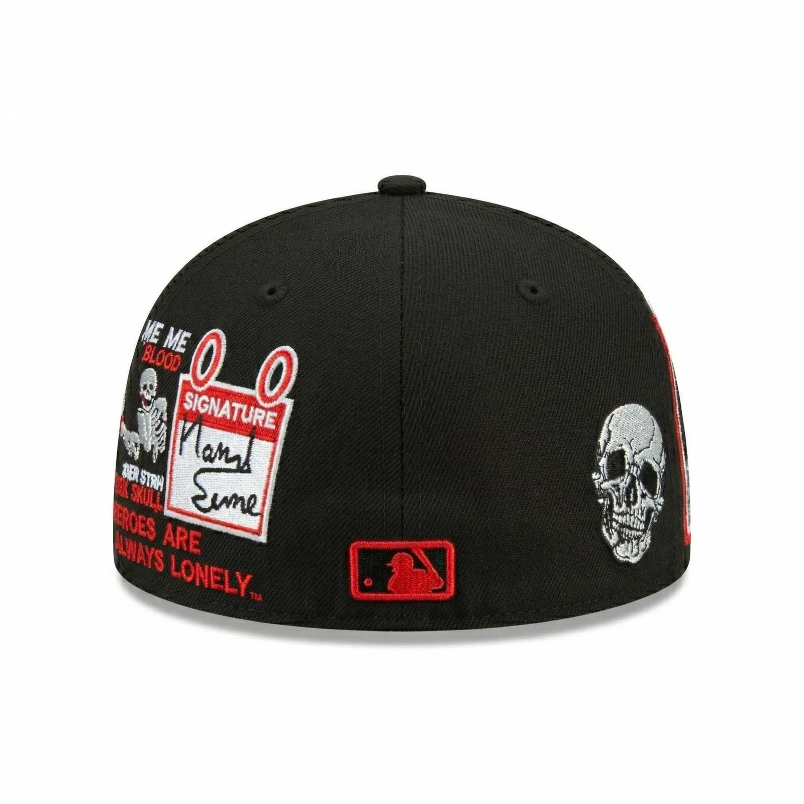 GORRA LA NEGRO CON ROJO CALABERA WANTED - Image 3