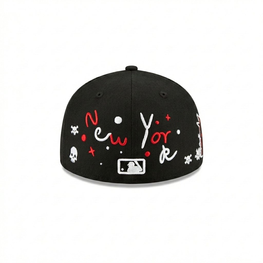 GORRA SOX NEGRO CON ROJO EMPIRE STATE - Image 3