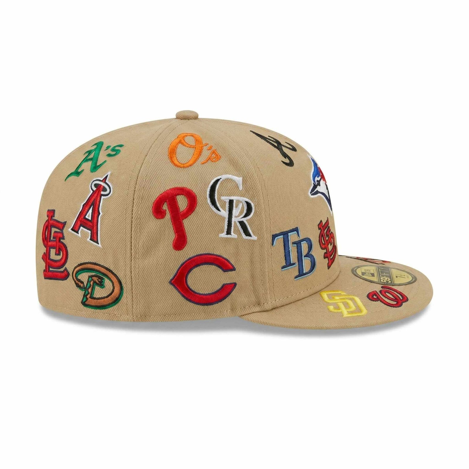 GORRA ALL OVER MLB BEIGE - Image 4