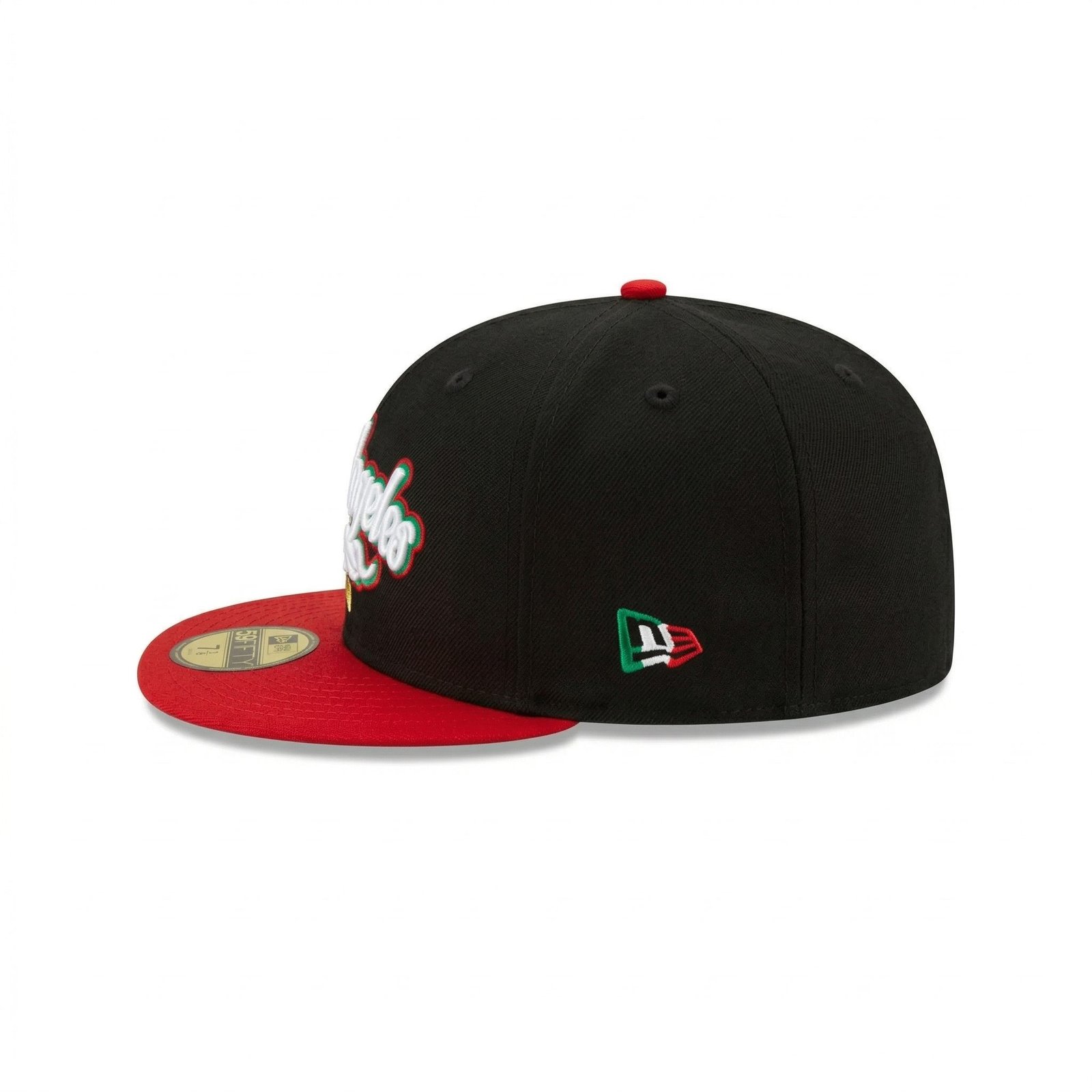 GORRA LOS ANGELES NEGRO CON ROJO MEXICANA - Image 4