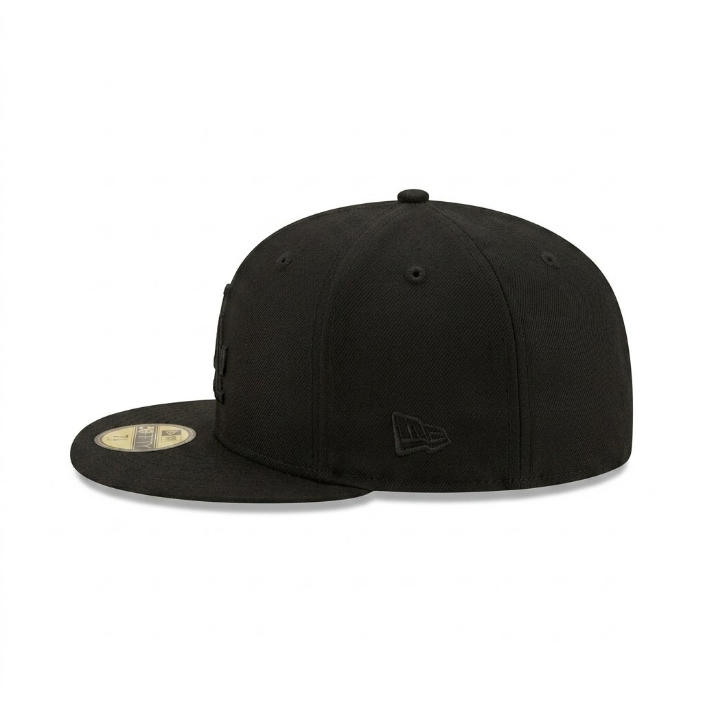 GORRA LA BLACK IN BLACK CON ROJO WORLD SERIES 1988 - Image 4