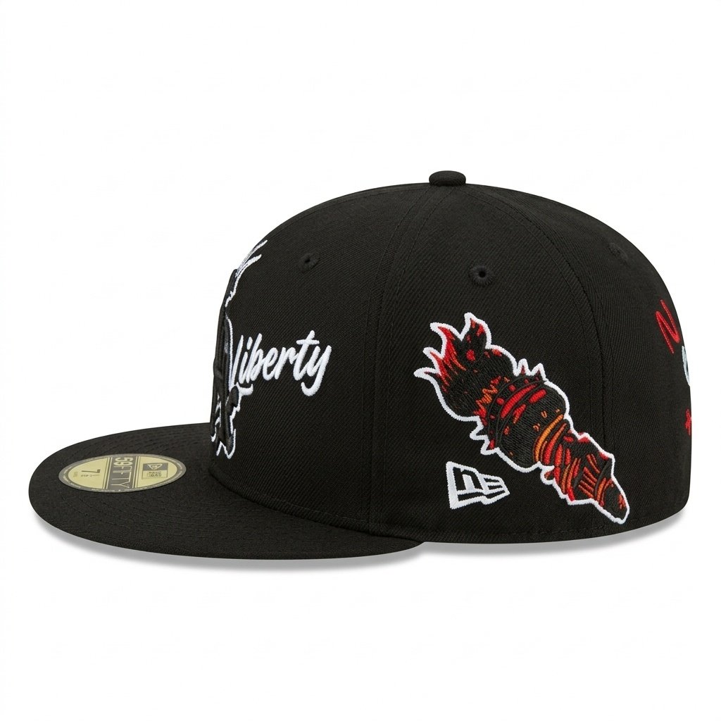 GORRA SOX NEGRO CON ROJO EMPIRE STATE - Image 4