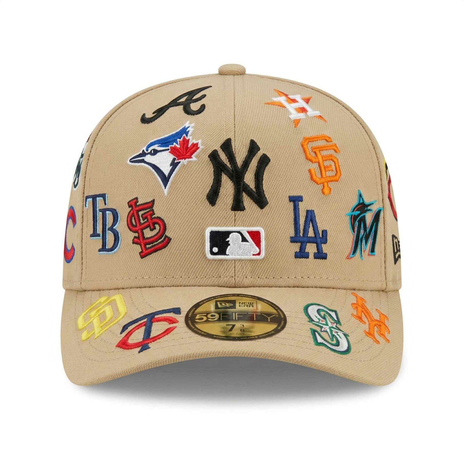 GORRA ALL OVER MLB BEIGE - Image 5