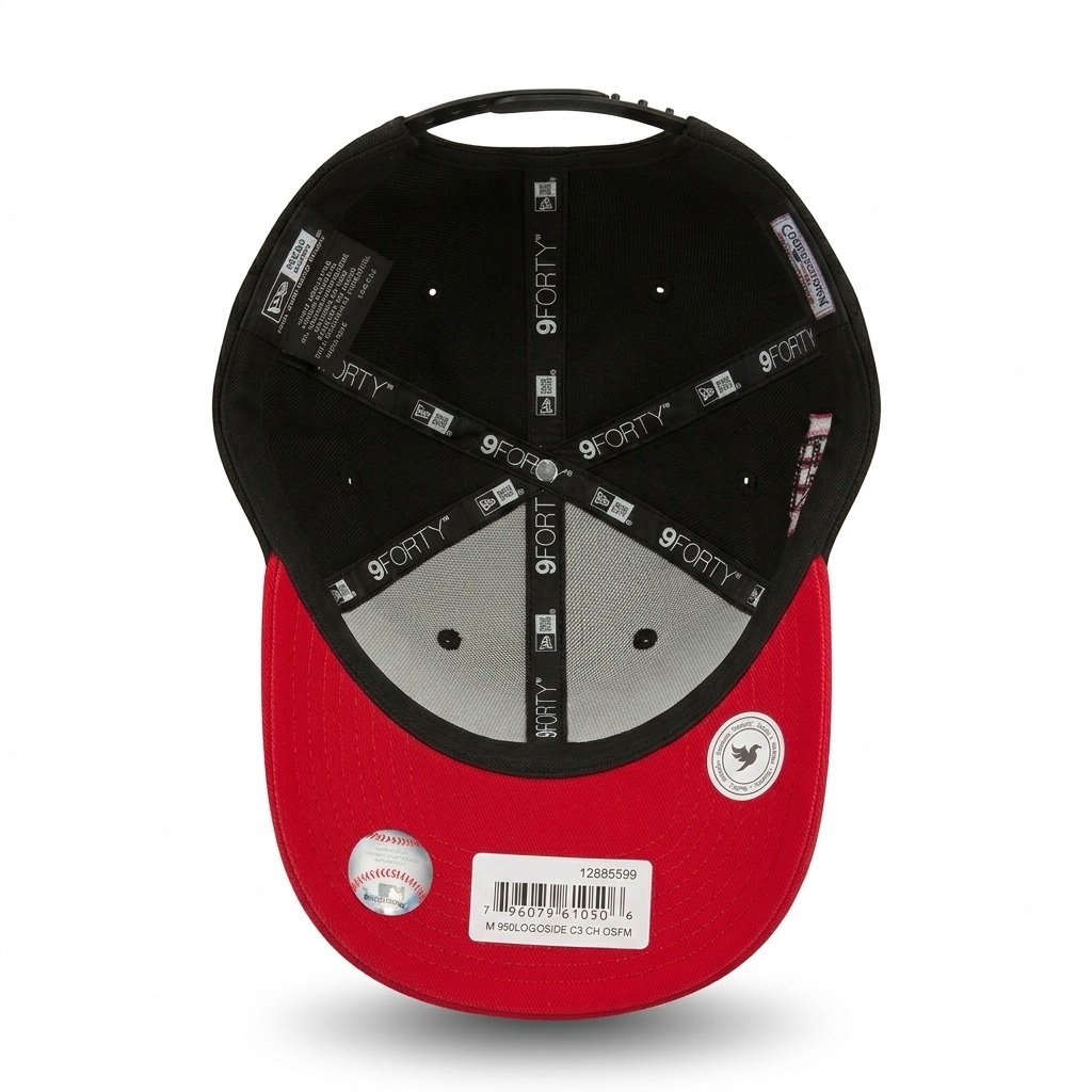 GORRA ANGELS BLACK IN BLACK CON ROJO 50TH ANNIVERSARY - Image 5