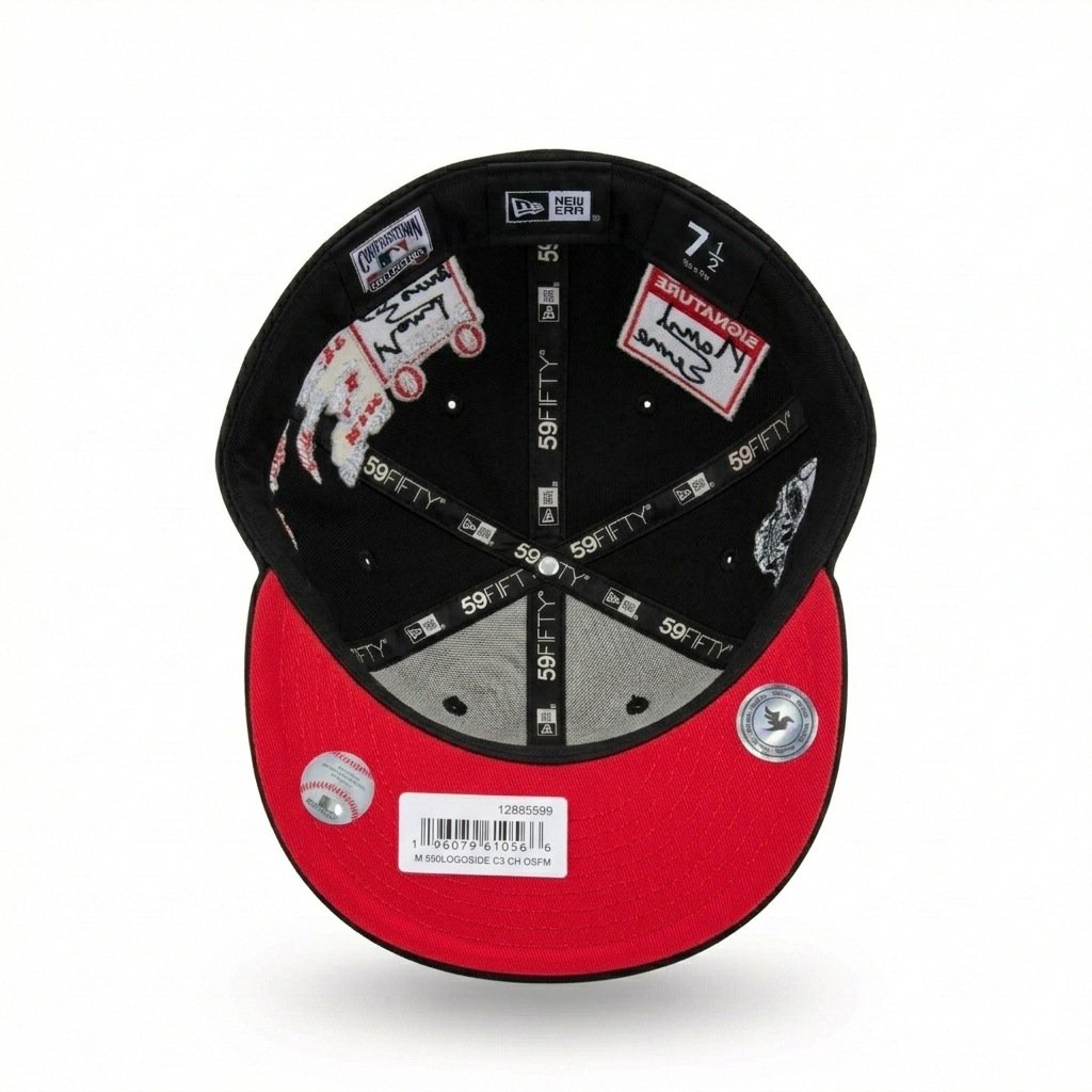 GORRA LA NEGRO CON ROJO CALABERA WANTED - Image 6
