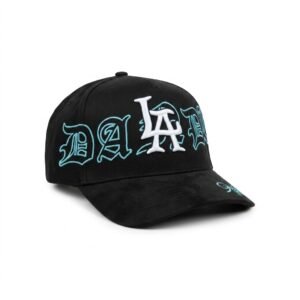 GORRA LA 9TH ANNIVERSARY NEGRO NEGRO CON AZUL