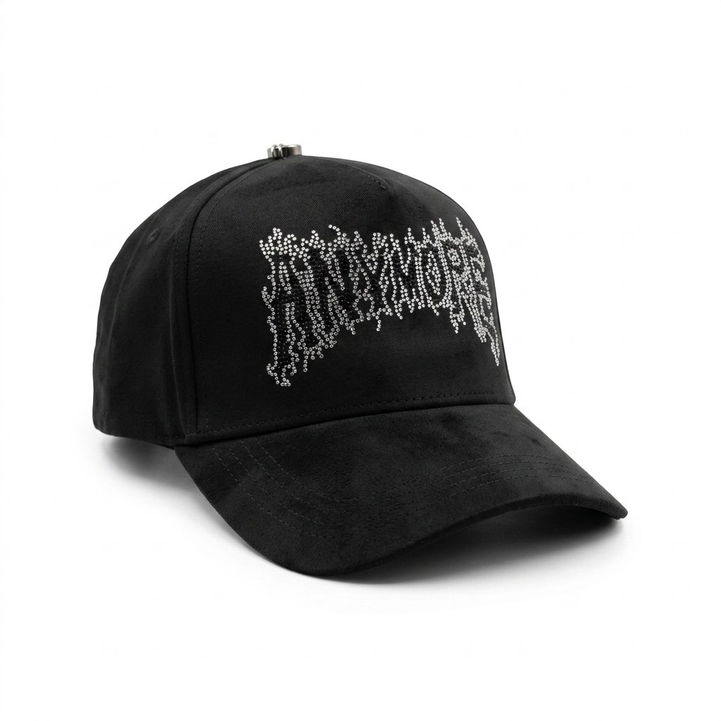 GORRA ANYMORE NEGRO DIAMANTES