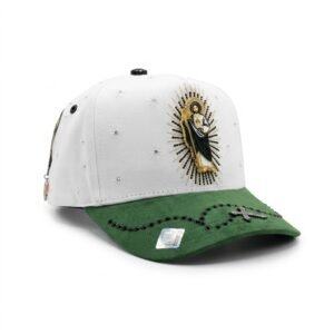 GORRA SAN JUDAS BLANCO CON VERDE