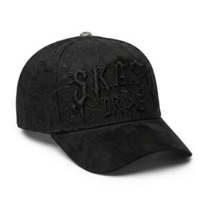GORRA SKATE OR DIE BLACK IN BLACK