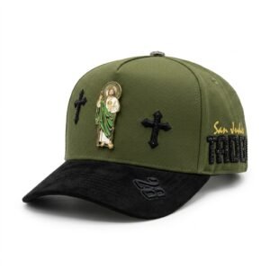 GORRA SAN JUDAS 28 VERDE OLIVA