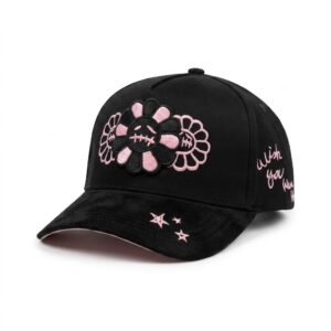 GORRA MURATRAVIS NEGRO CON ROSA