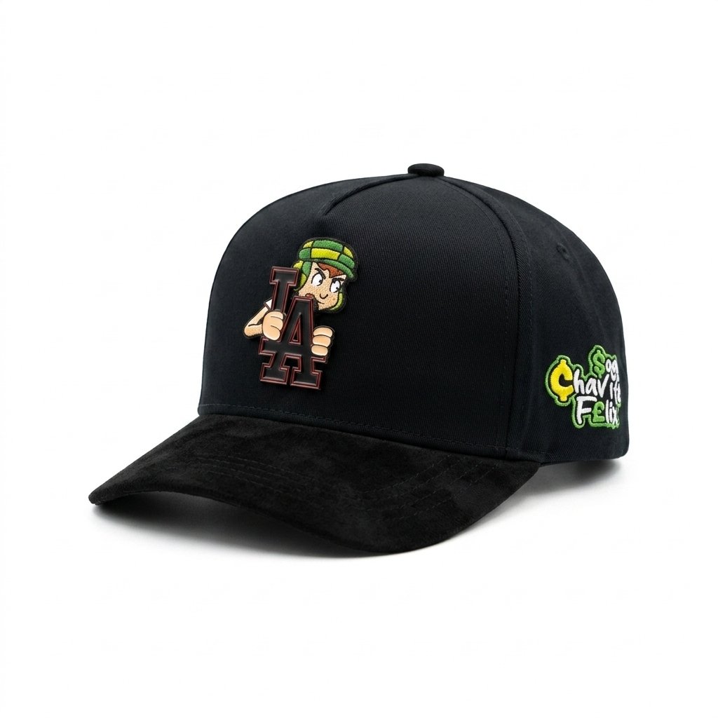 GORRA LA CHAVITO NEGRO