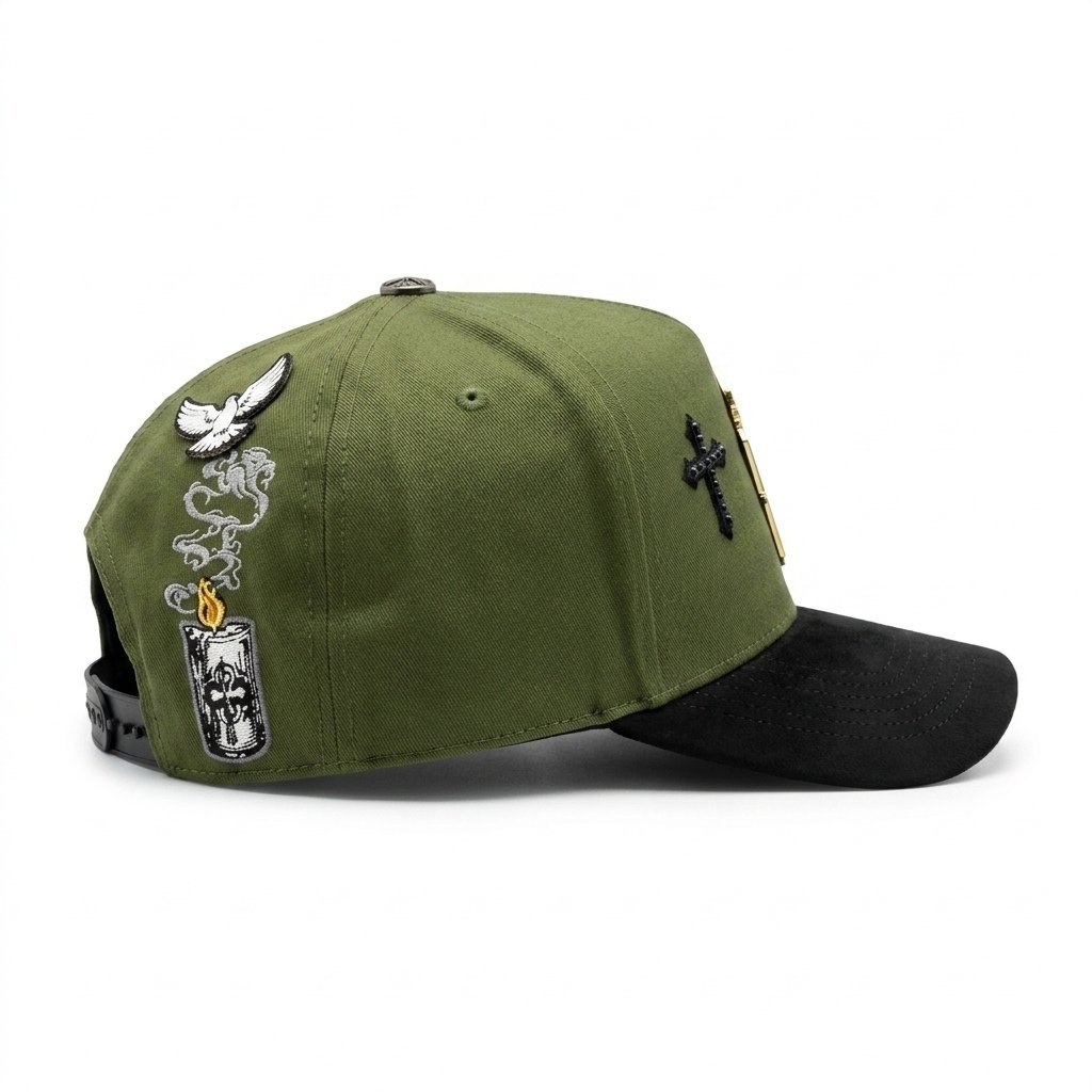 GORRA SAN JUDAS 28 VERDE OLIVA - Image 4