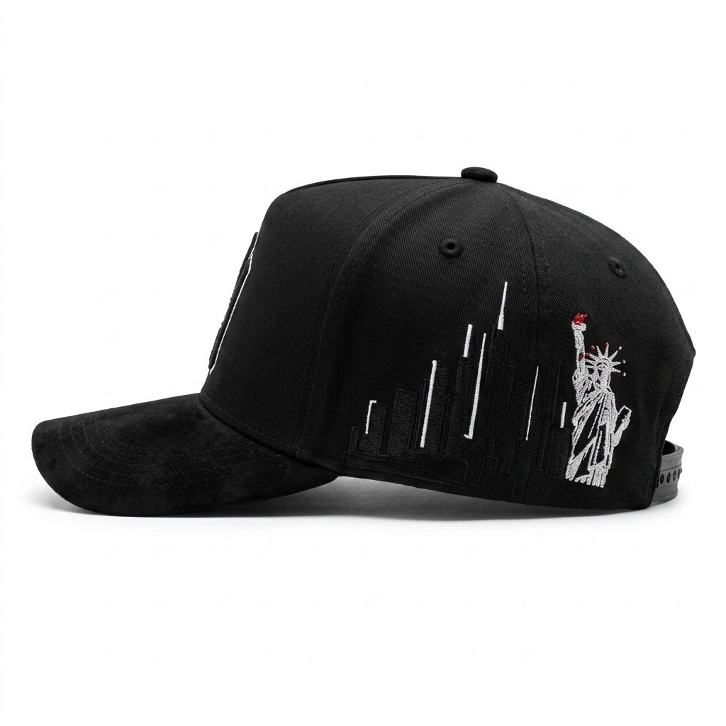 GORRA SAKURA NEGRO CON ROSA - Image 4