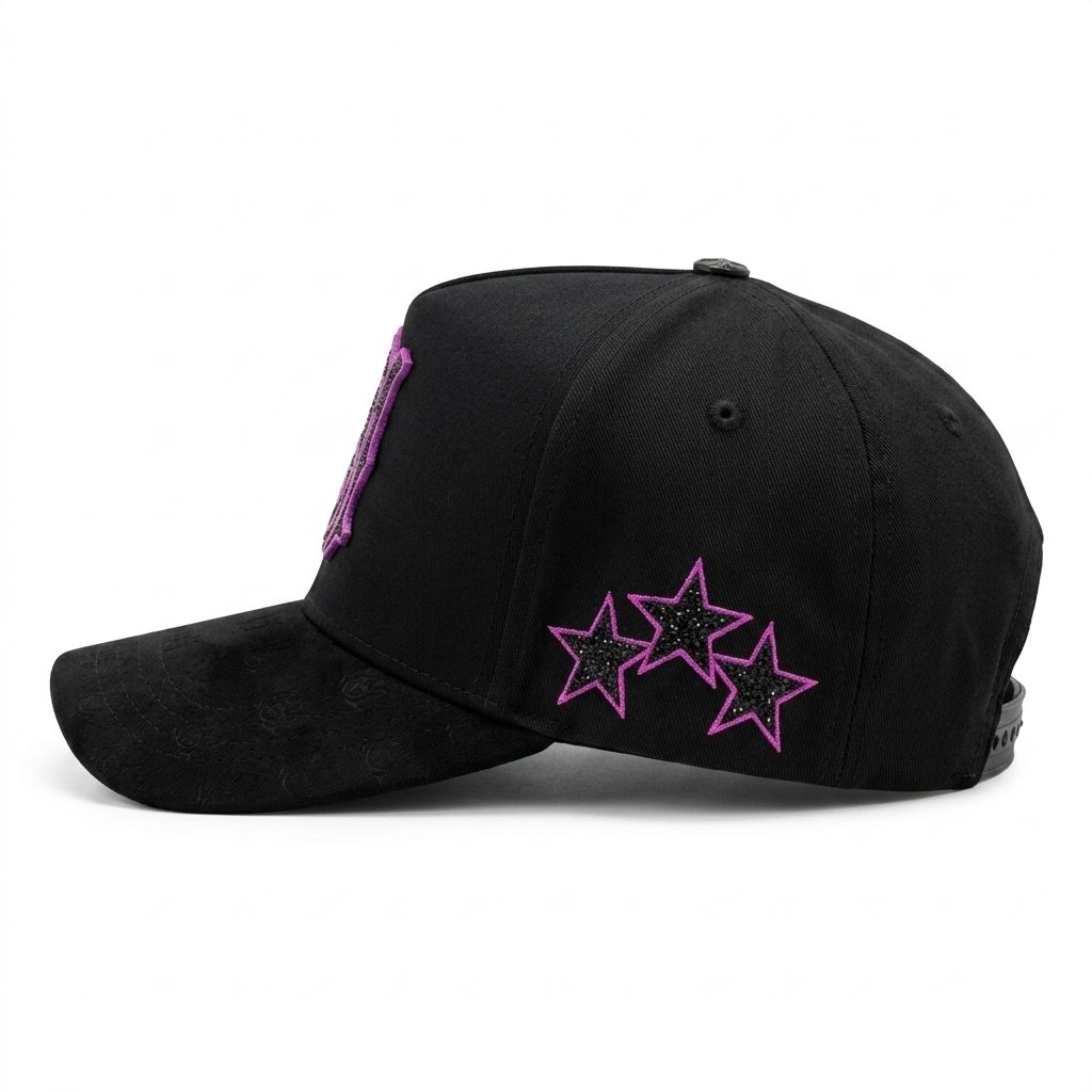 GORRA AMIRI 2.0 NEGRO CON MORADO - Image 3