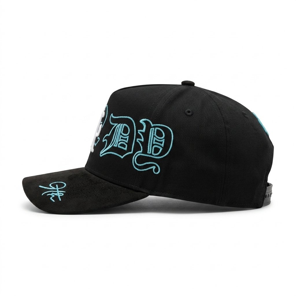 GORRA LA 9TH ANNIVERSARY NEGRO NEGRO CON AZUL - Image 4