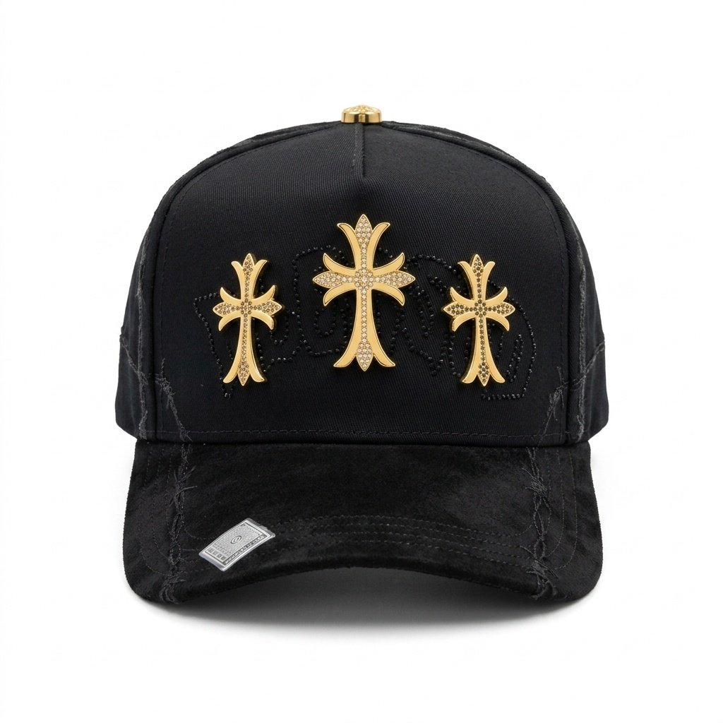GORRA BENDECIDO CRUZ GOLD - Image 3