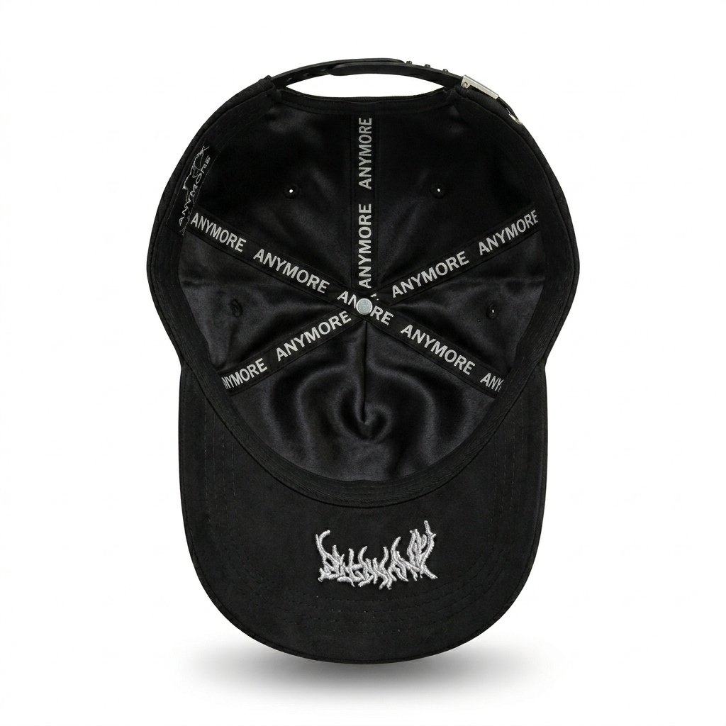 GORRA ANYMORE NEGRO DIAMANTES - Image 5