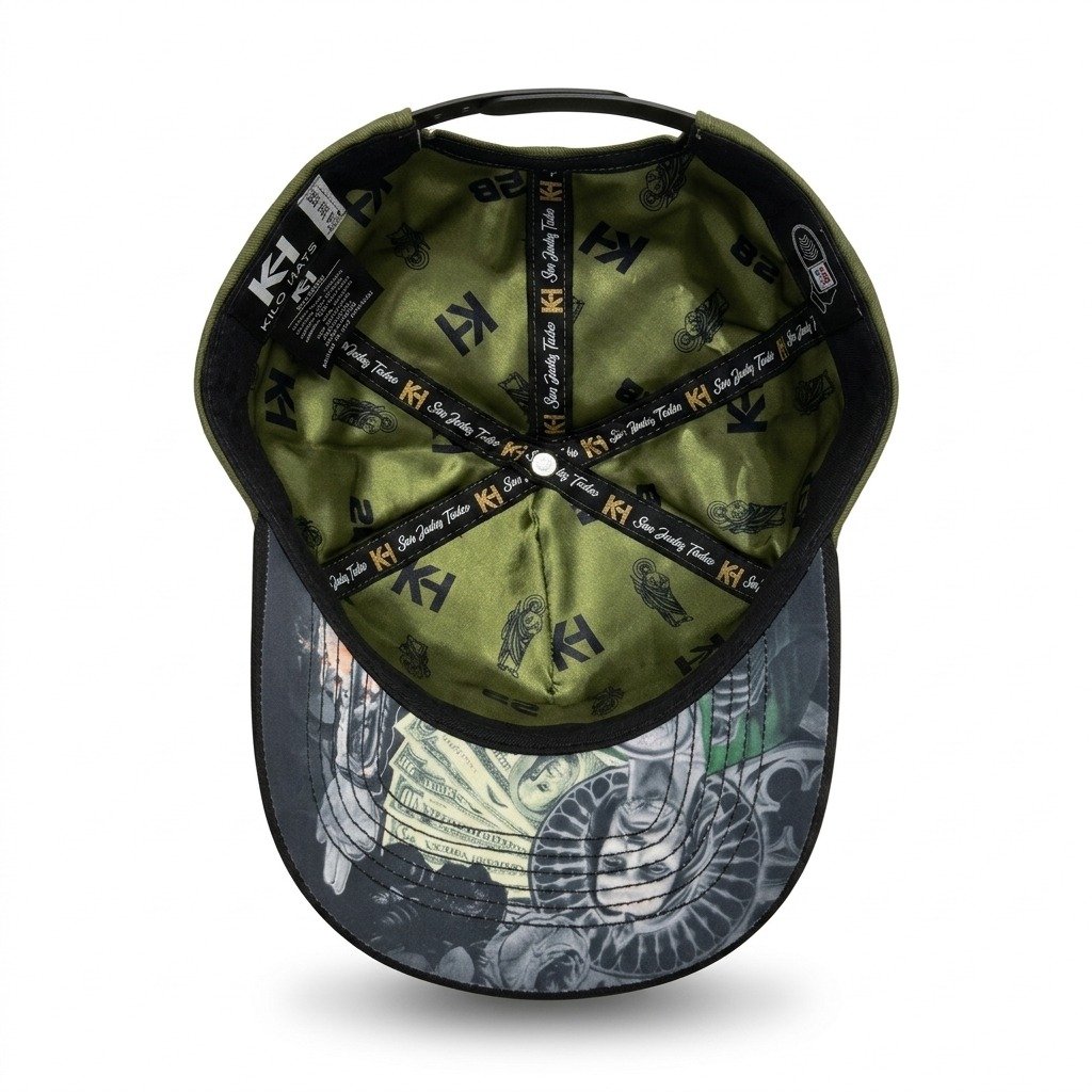 GORRA SAN JUDAS 28 VERDE OLIVA - Image 5