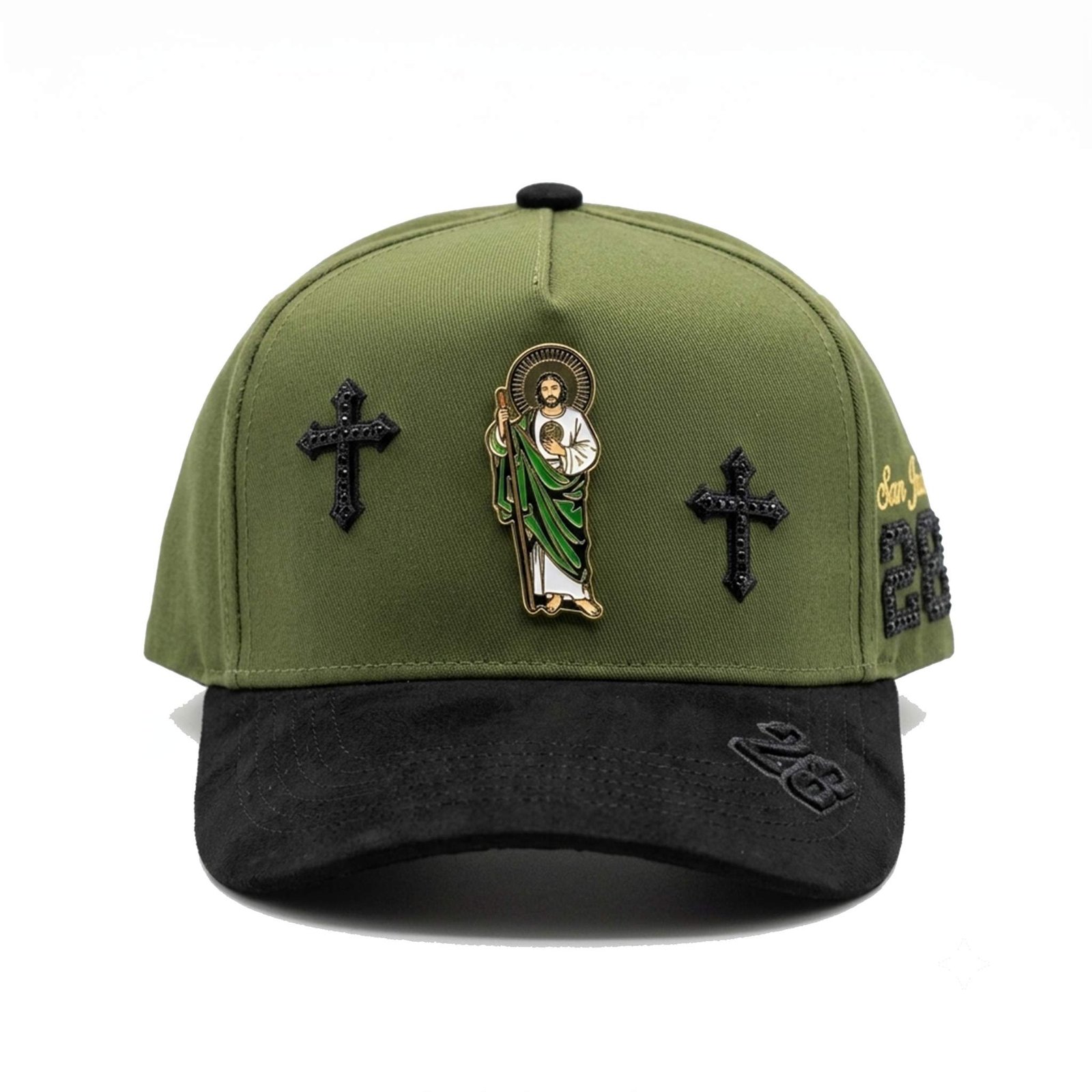 GORRA SAN JUDAS 28 VERDE OLIVA - Image 5