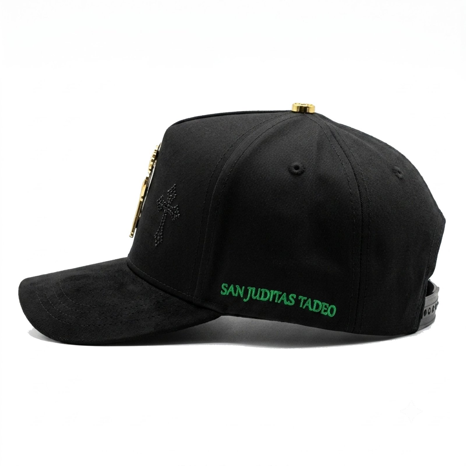 GORRA SAN JUDAS NEGRO CON DORADO - Image 2
