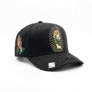 GORRA SAN JUDAS CRISTAL NEGRO