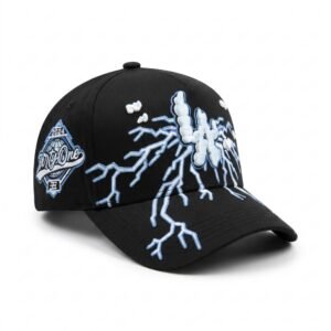 GORRA LA ELECTRIC CLOUDS NEGRO CON AZUL