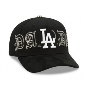 GORRA LA CRYSTAL NEGRO DIAMANTES