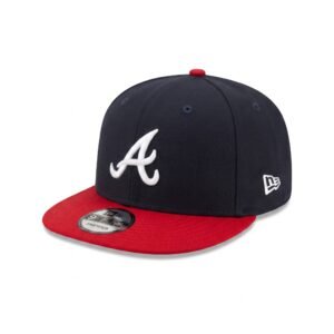 GORRA ATLANTA AZUL MARINO CON ROJO