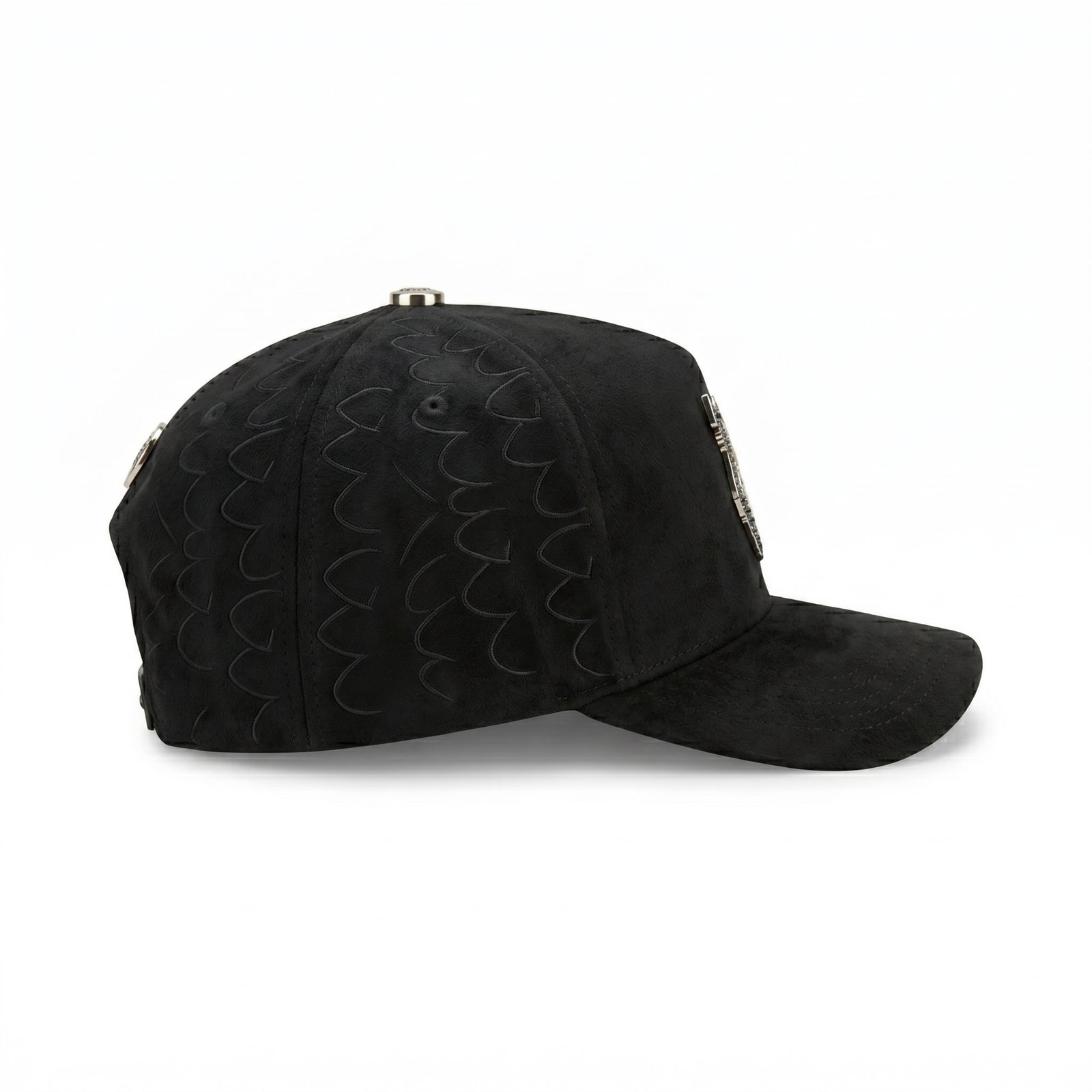 GORRA EL BÚHO NEGRO CON PLACA DIAMANTES - Image 2