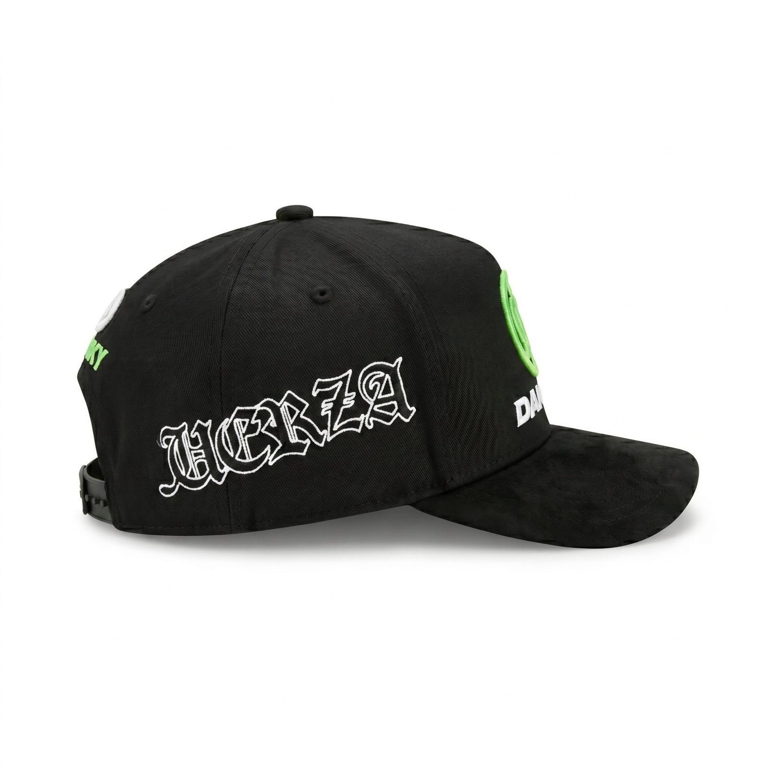 GORRA FUERZA REGIDA PNTE NEGRO CON VERDE - Image 2