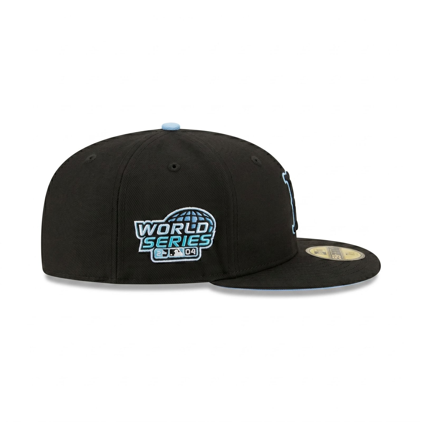 GORRA BOSTON NEGRO CON AZUL WORLD SERIES 2004 - Image 2