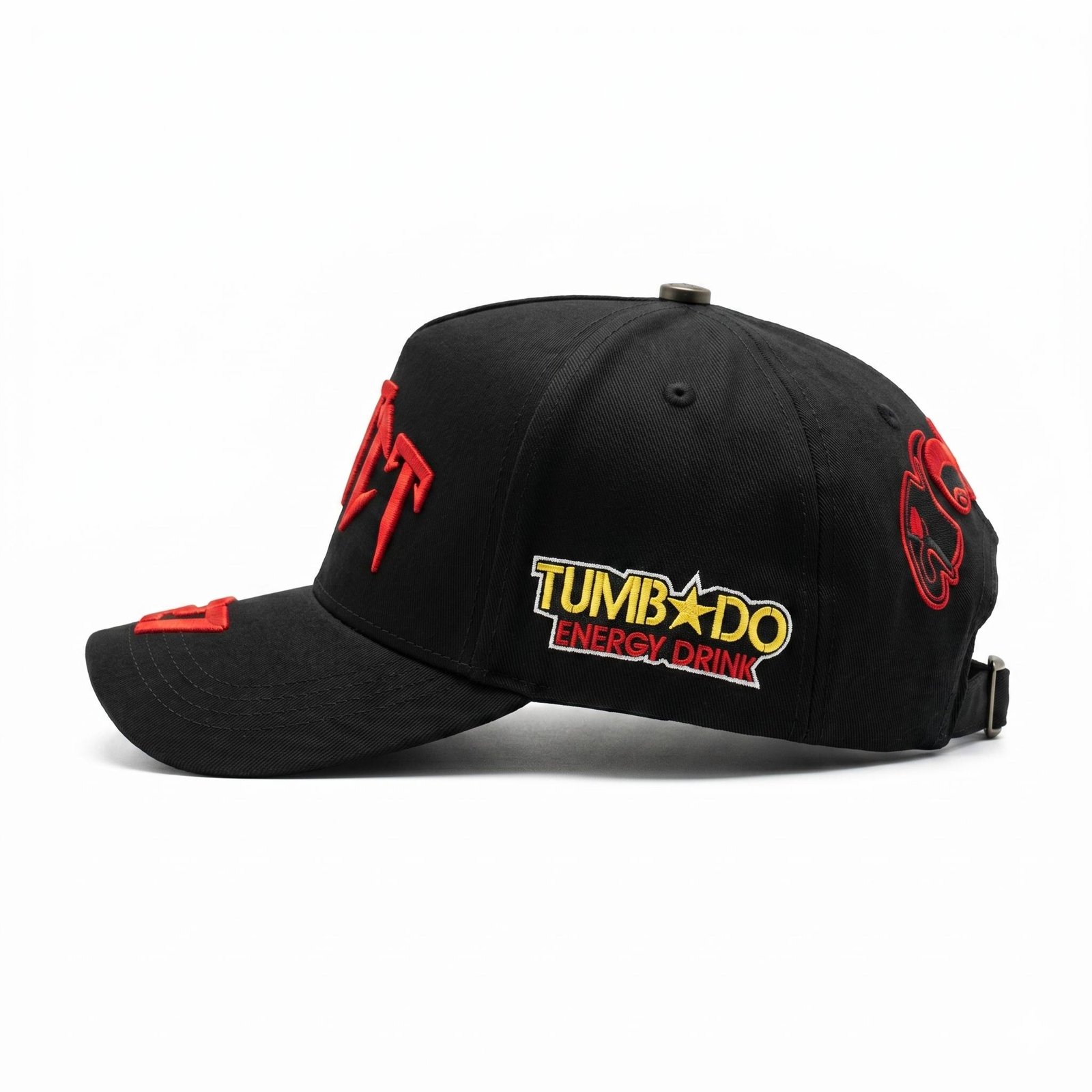 GORRA CT RACING NEGRO CON ROJO - Image 4