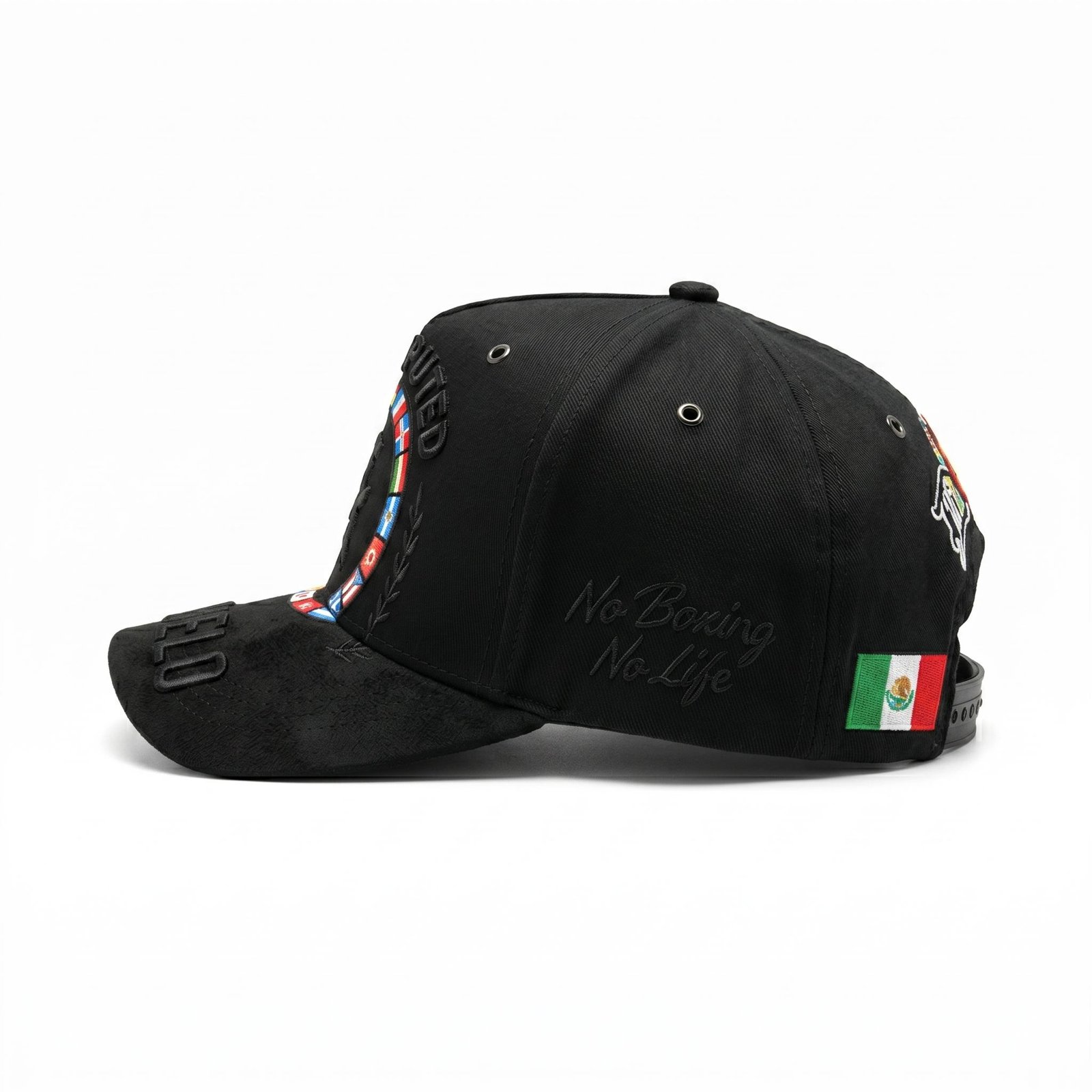 GORRA CANELO UNDISPUTED BLACK IN BLACK - Image 4