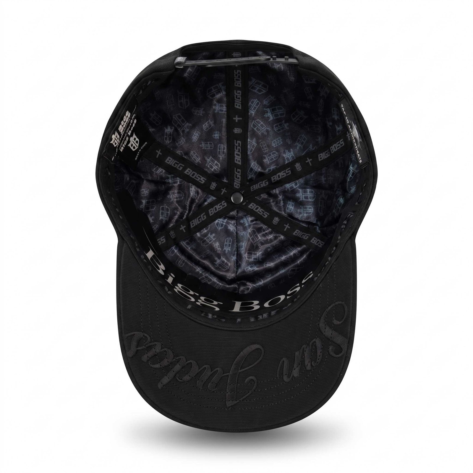GORRA SAN JUDAS CRYSTAL ALL BLACK - Image 6